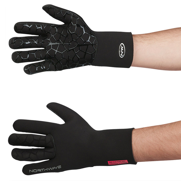 Northwave Neoprene Long Cycling Gloves Black / Medium Gigalounge