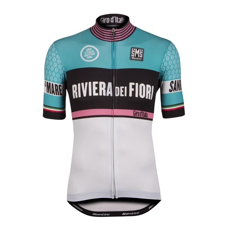 Santini Giro D’italia Sanremo Cycling Jersey 2015 White / Small