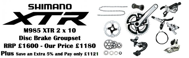 Shimano M985 XTR 2x10 Disk Brake Groupset Sale