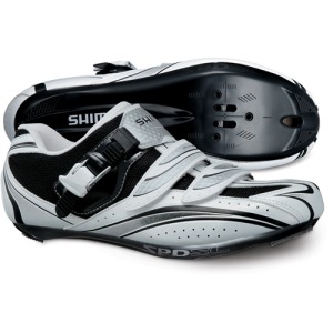 Shimano R087 SPD-SL Shoes - White/Black