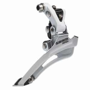 SRAM Apex Front Mech - Braze-On - White
