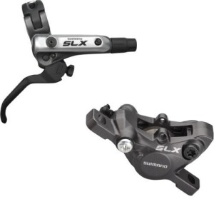 Shimano SLX M666 Disc Brake Set - Front & Rear