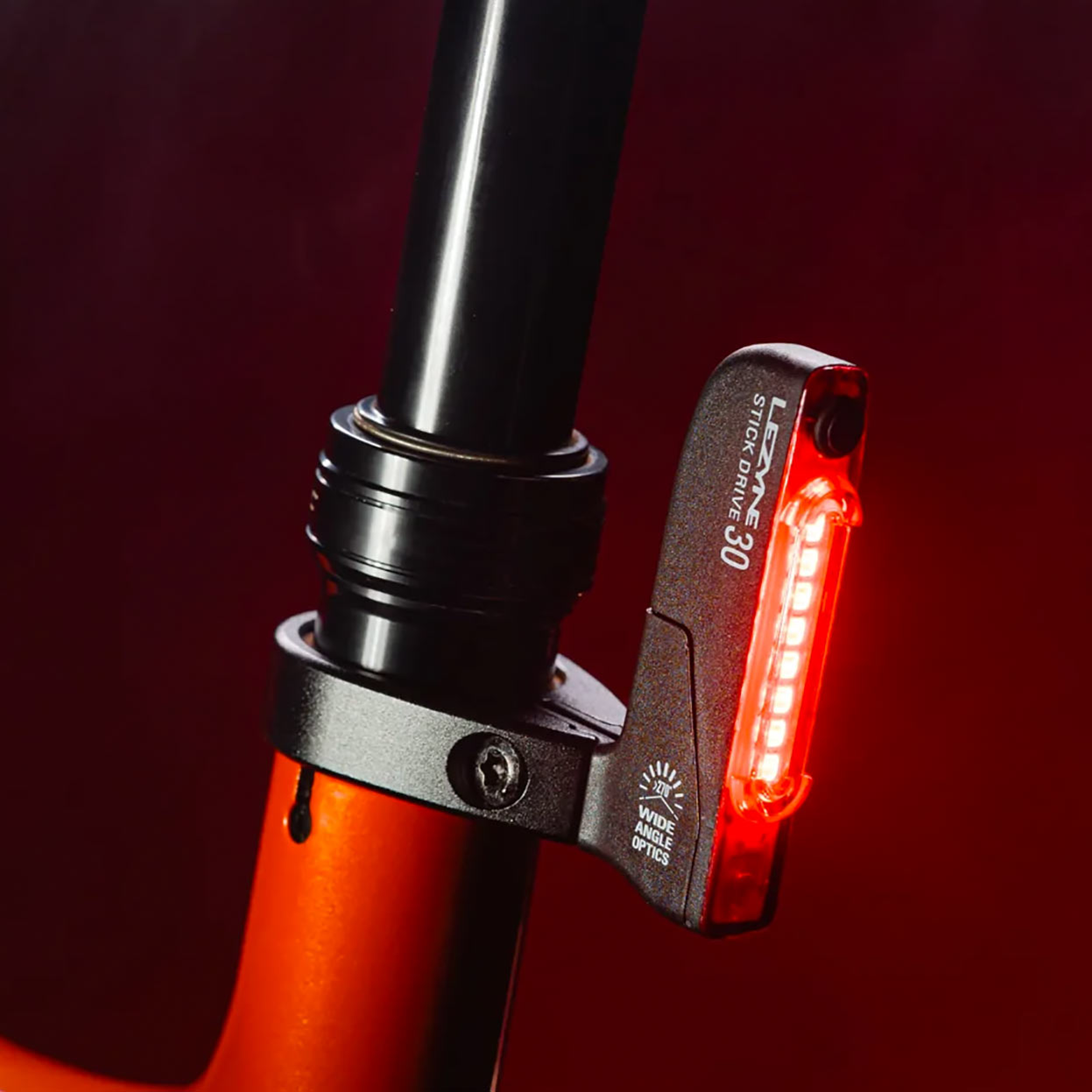 Lezyne Stick Drive Seat Clamp Rear Light 35.4mm Merlin Cycles