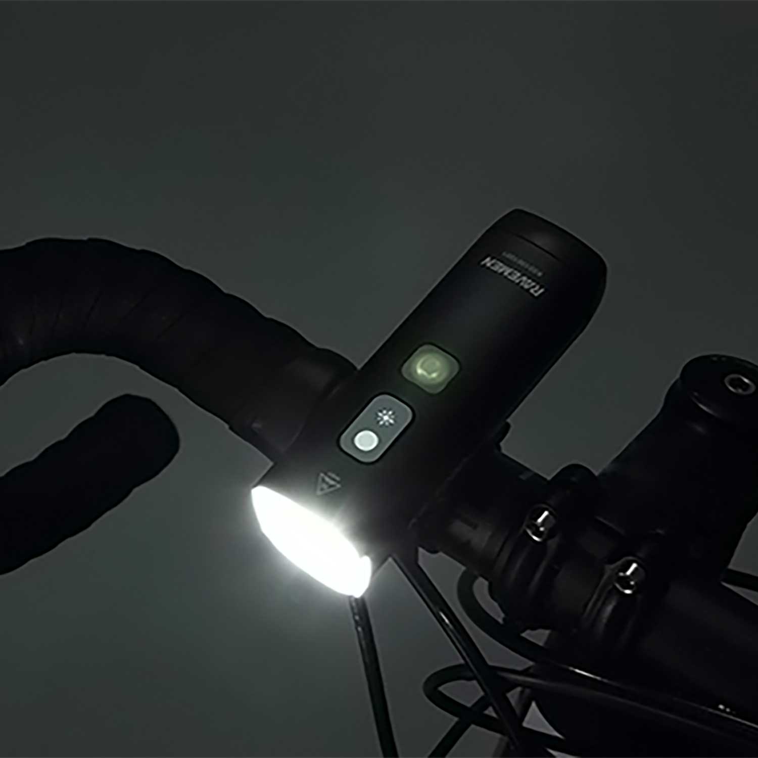 Ravemen LR1600 USB Rechargeable Curved Lens Front Light Merlin Cycles