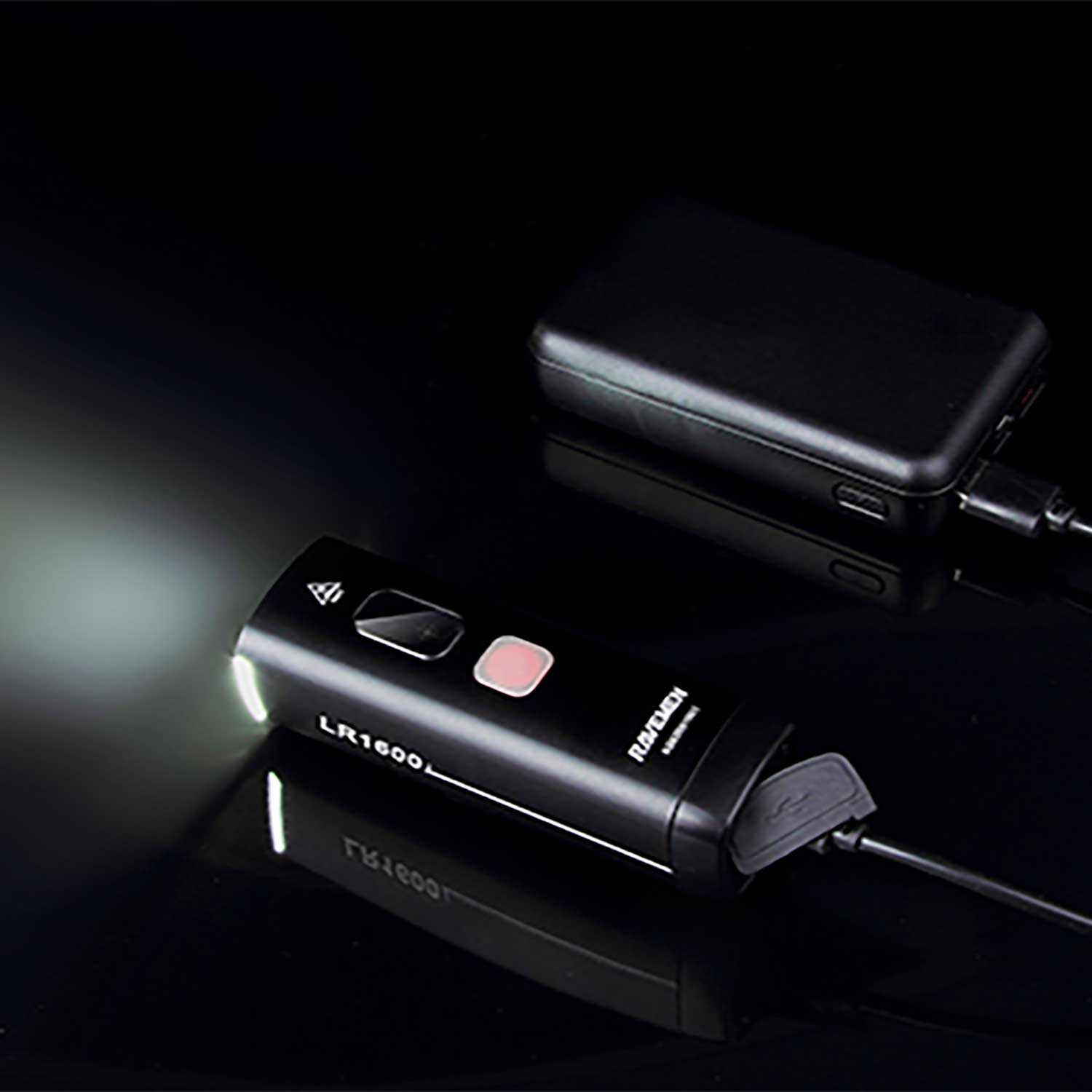 Ravemen LR1600 USB Rechargeable Curved Lens Front Light Merlin Cycles