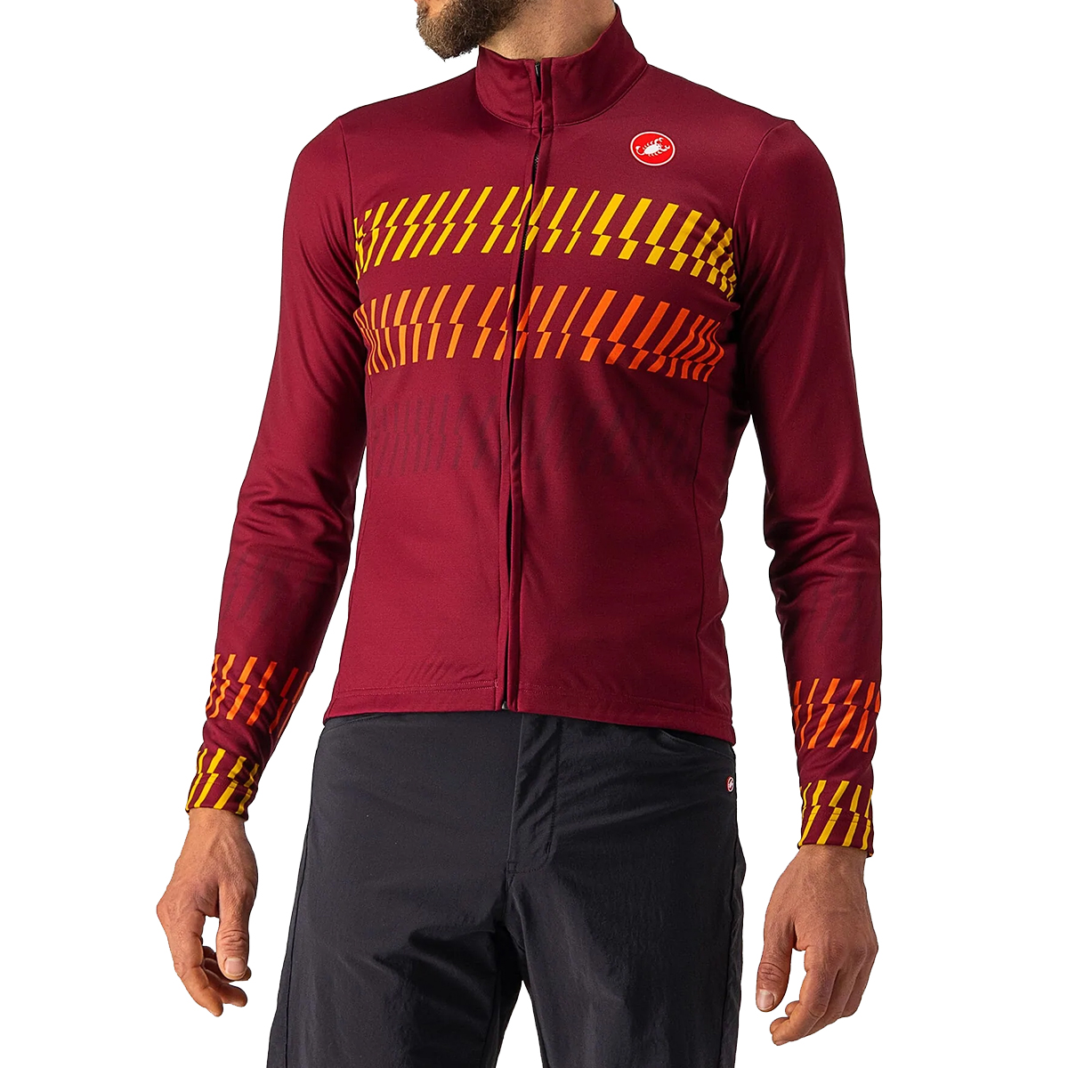 Castelli Unlimited Thermal Long Sleeve Cycling Jersey AW22 Merlin