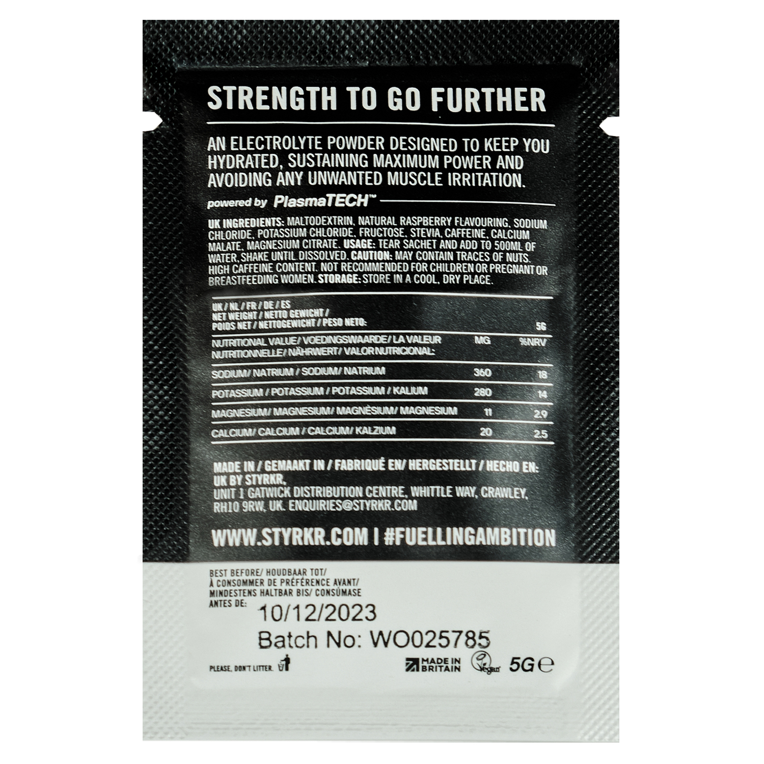 Styrkr SLT05 QuadBlend Electrolyte Powder Box Of 6 Merlin Cycles