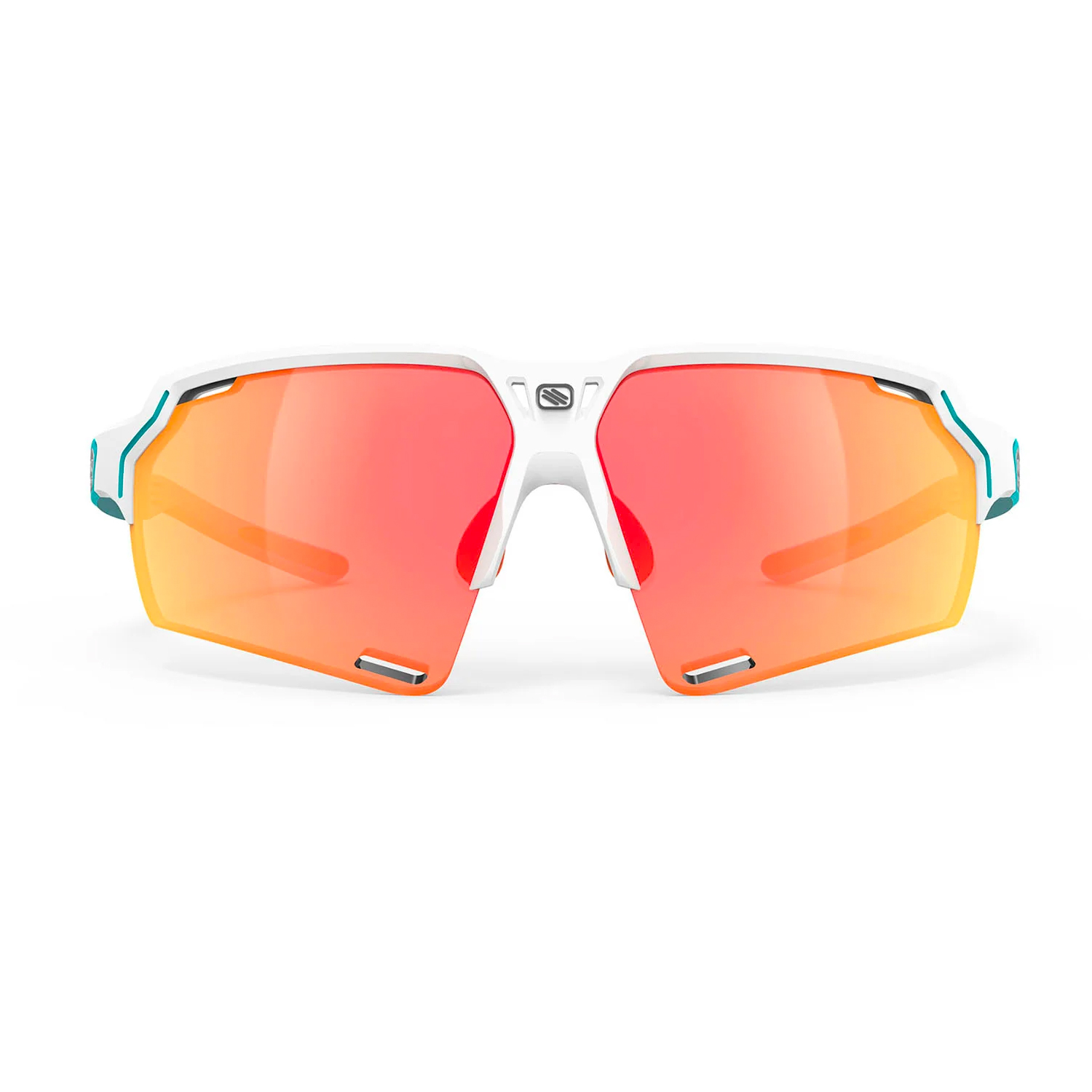 Lunettes Rudy Project NOYZ - Monture Blanche Verres Multilaser Rouges - Italie