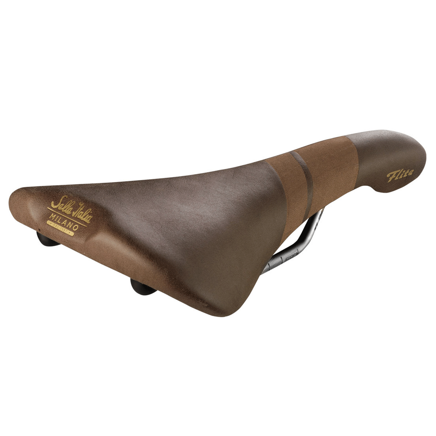 Selle Italia Flite Titanium 1991 – Selle Vintage Cuir Pour Vélo Route/MTB