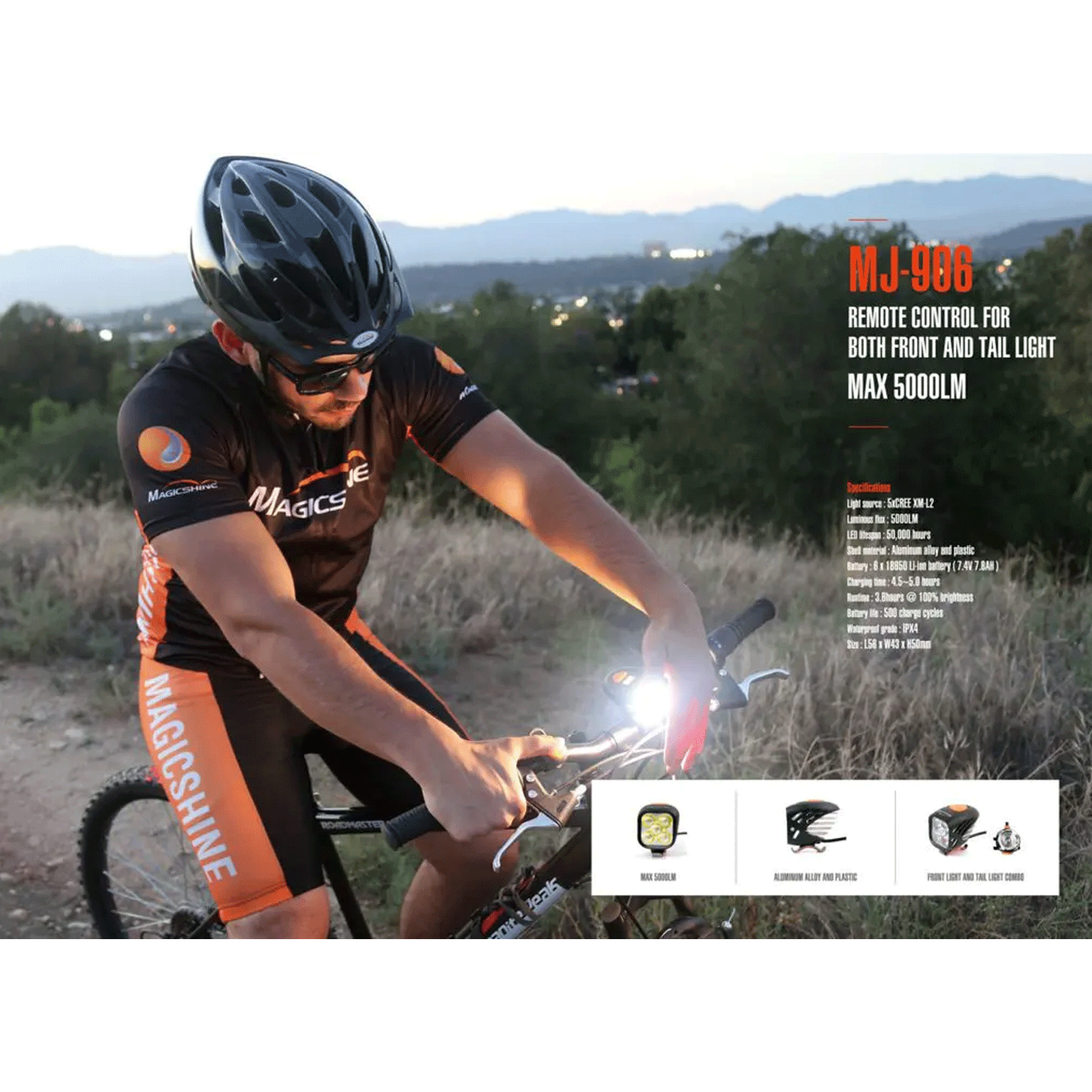 Magicshine MJ906 Bike Light Combo Merlin Cycles