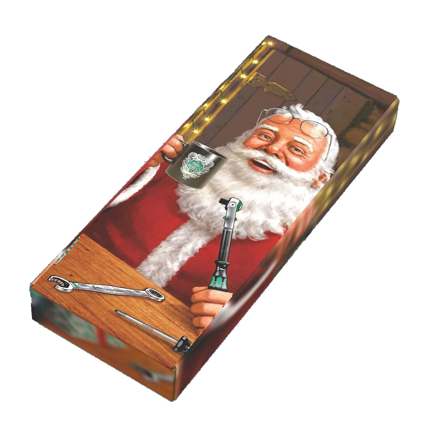 Wera Tools 950/9 HexPlus Allen Key Set Multicolour Christmas Edition Merlin Cycles