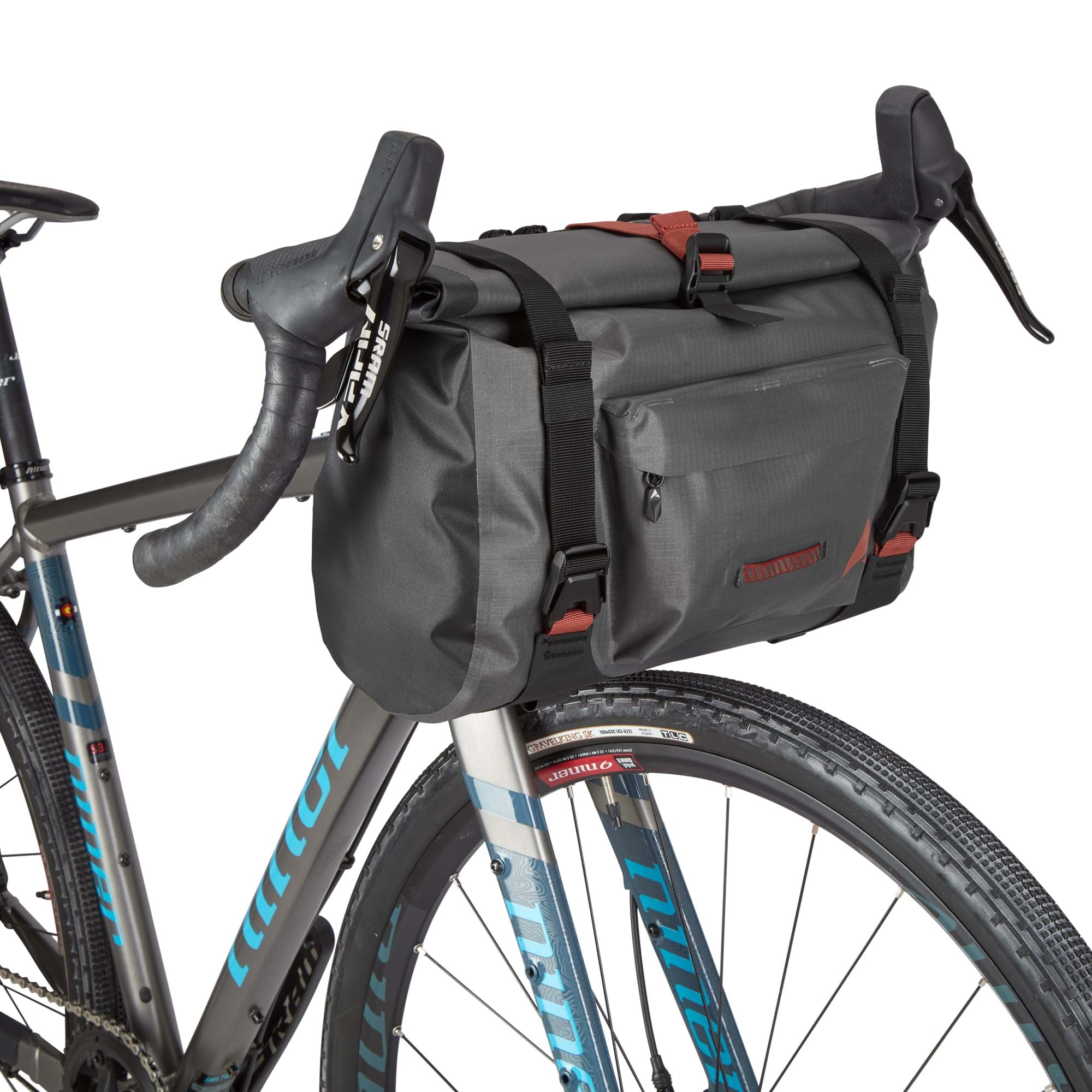 Altura Vortex - Borsa da manubrio da ciclismo, impermeabile, 7 litri, colore: Grigio
