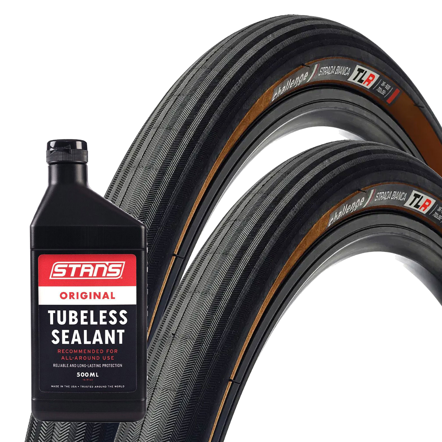 Pneu CHALLENGE OPEN STRADA BIANCA 700x33c Tubeless Ready Beige main image 1