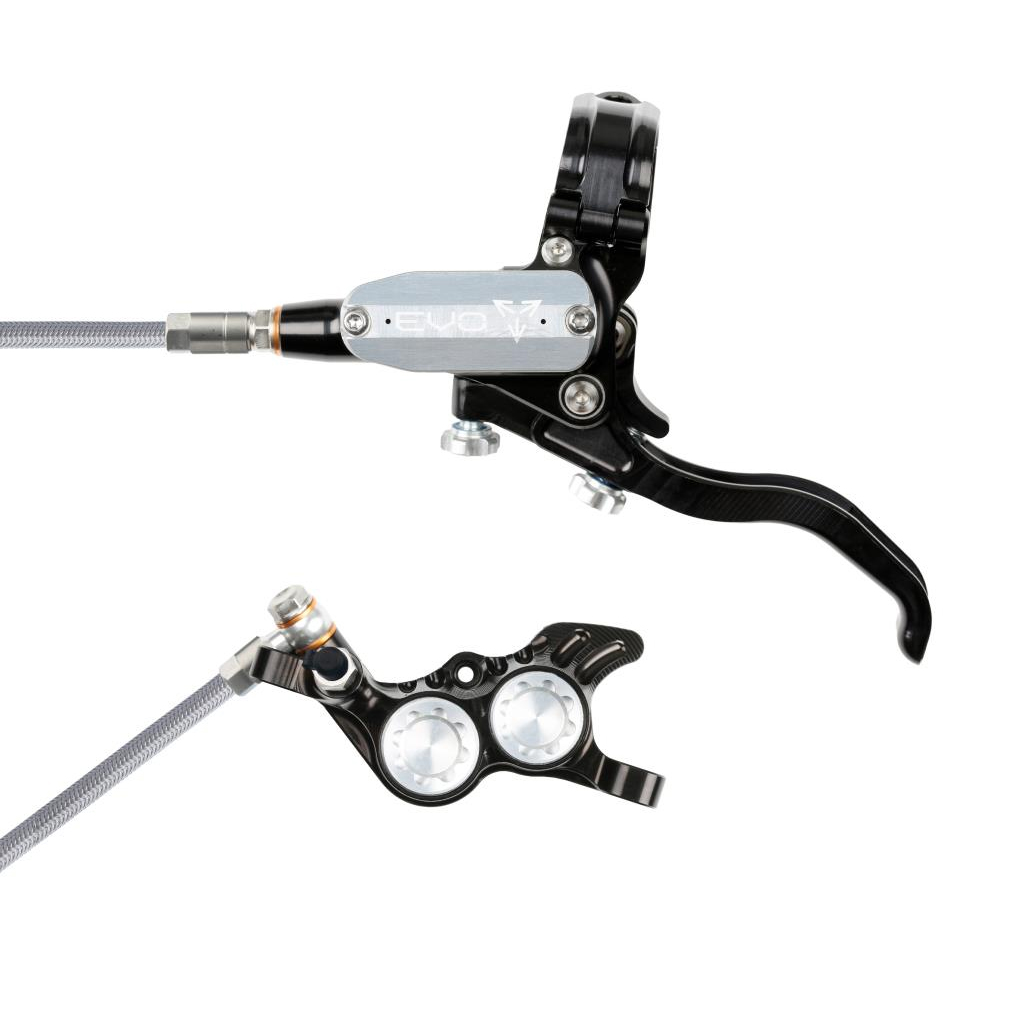 Hope Tech 4 Evo GR4 Braided Disc Brake - Black / Colours | Merlin Cycles