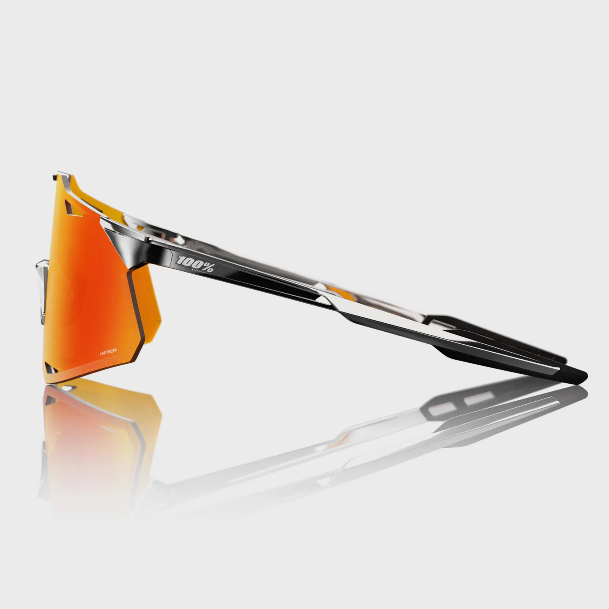 100% Hypercraft Sunglasses - HiPER Mirror Lens | Merlin Cycles