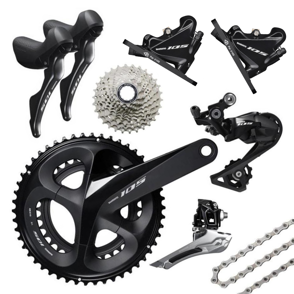 Shimano 105 R7020 Disc Groupset Merlin Cycles