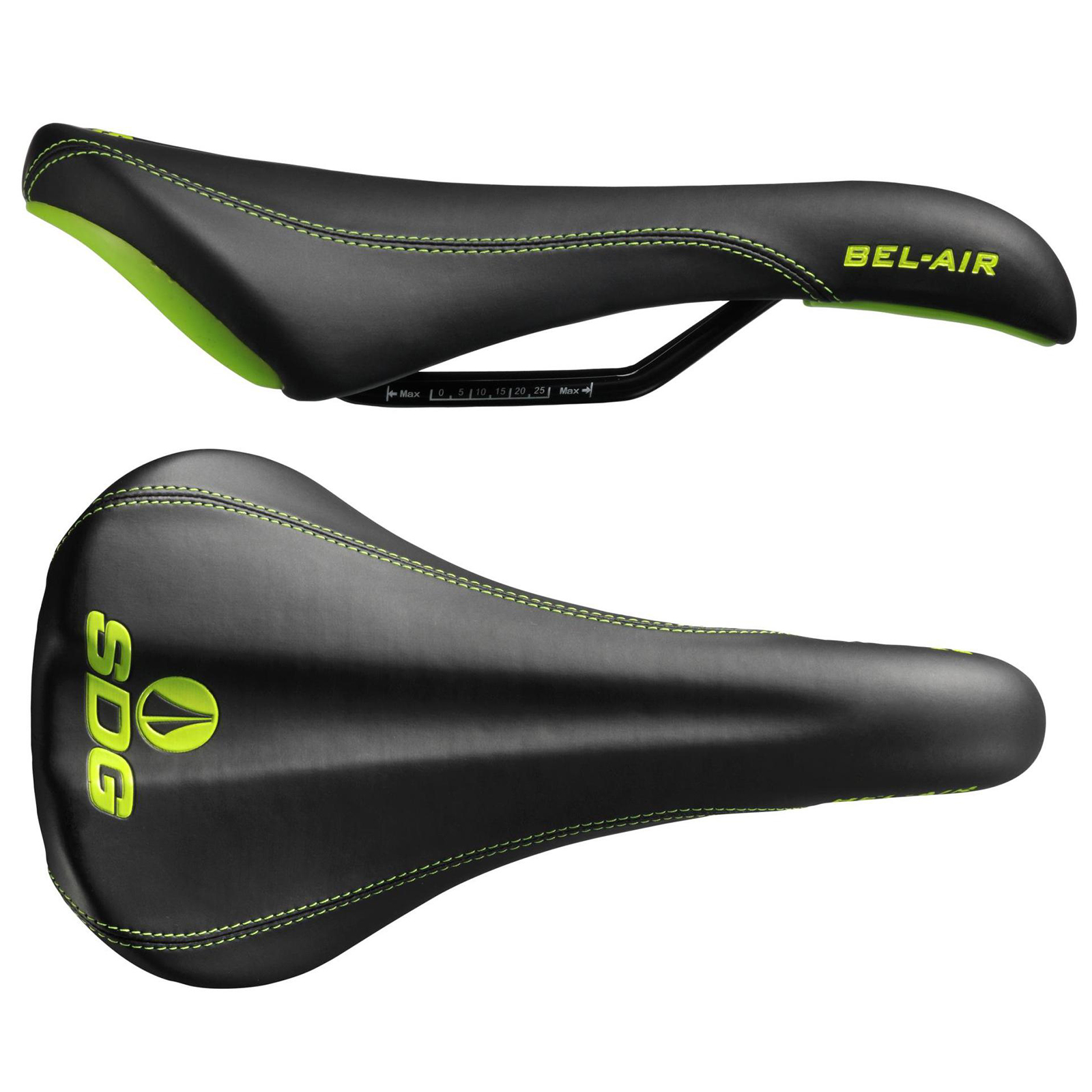 SDG Bel Air 2.0 Ti-Alloy Rail Saddle Gripper Storm - Amped E-Motion Cycles