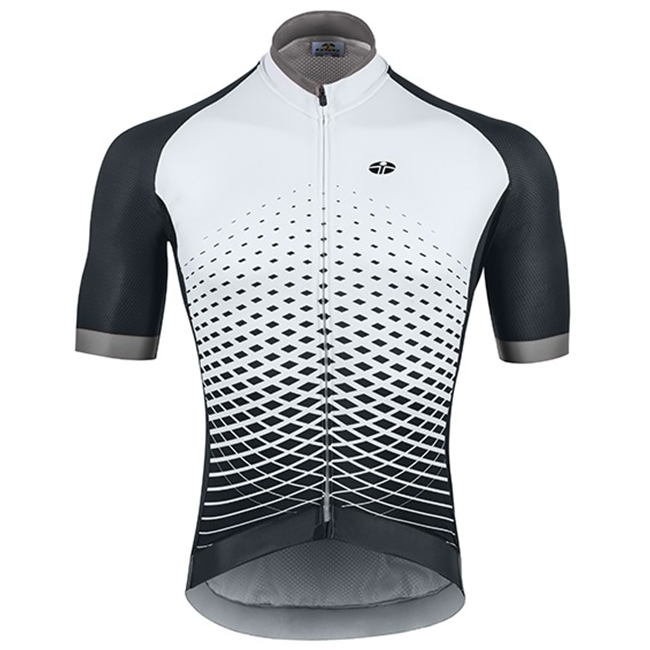 orange short sleeve cycling jersey