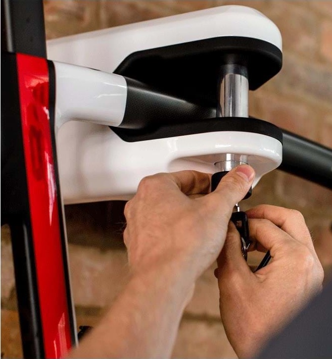 wall mounted bike lock