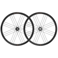 Merlin Cycles Campagnolo Bora Ultra WTO 33 Carbon Clincher Disc Road Wheelset - Black / 12mm Front - 142x12mm Rear / Sram XDR / Centerlock / Pair / 11-12 Speed / Tubeless / 700c