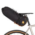 Merlin Cycles Restrap Saddle Bag – Large - Black / Orange / 14 Litre
