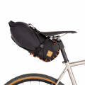 Merlin Cycles Restrap Saddle Bag – Small - Black / Orange / 8 Litre