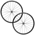 Merlin Cycles Campagnolo Levante 2WF Carbon Gravel Wheelset - 700c - Carbon / Shimano / 12mm Front - 142x12mm Rear / Centerlock / Pair / 11-12 Speed / Clincher / 700c