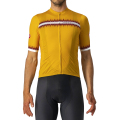 Merlin Cycles Castelli Grimpeur Short Sleeve Cycling Jersey - Mustard / Small