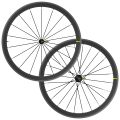 Merlin Cycles Mavic Cosmic SL 40 Carbon Clincher Road Wheelset - Carbon / Shimano / Pair / 10-11 Speed / Clincher / 700c