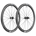 Merlin Cycles DT Swiss ERC 1400 Spline 45 Disc Road Wheelset - 700c - Black Shimano 12mm Front - 142x12mm Rear Centerlock Pair 11-12 Speed Clincher 700c | FREE delivery over £60 & Easy Returns