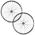 Merlin Cycles Fulcrum Racing 900 DB Clincher Road Wheelset - 700c - Black / 12mm Front - 142x12mm Rear / Campagnolo / Centerlock / Pair / 11-12 Speed / Clincher / 700c