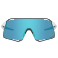Merlin Cycles Tifosi Rail Race Interchangeable Clarion Lens Sunglasses - Matt White / Clarion Blue | FREE delivery over £60 & Easy Returns