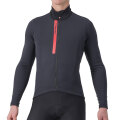 Merlin Cycles Castelli Entrata Thermal Long Sleeve Jersey - AW25 - Light Black / Red / Small | FREE delivery over £60 & Easy Returns