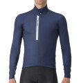 Merlin Cycles Castelli Entrata Thermal Long Sleeve Jersey - AW25 - Belgian Blue / Silver Grey / Small | FREE delivery over £60 & Easy Returns