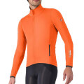 Merlin Cycles Castelli Alpha 150 Thermal Cycling Jacket - AW25 - Brilliant Orange / Dark Grey / Small | FREE delivery over £60 & Easy Returns