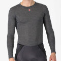 Merlin Cycles Castelli Medio Long Sleeve Base Layer - AW25 - Melange Grey / Small | FREE delivery over £60 & Easy Returns