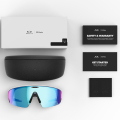 Merlin Cycles Oakley Meta Vanguard AI Performance Sunglasses - Prizm Road - White / Prizm Sapphire | FREE delivery over £60 & Easy Returns