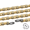 Merlin Cycles Wippermann Wipperman Connex 12G Waxed Chain - 12 Speed - Gold / 12 Speed / 126 Links / Waxed | FREE delivery over £60 & Easy Returns