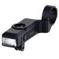 Merlin Cycles Ravemen FR1000 USB Rechargeable Beam Out-Front Light - Black / Front / Rechargeable / Garmin & Wahoo Mount | FREE delivery over £60 & Easy Returns