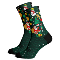 Merlin Cycles Sox Footwear Santa & Friends Premium Crew Socks - Santa & Friends / Medium / UK 4-8 | FREE delivery over £60 & Easy Returns