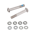Merlin Cycles Sram T25 Flat Mount Disc Brake Mounting Bolts - Silver / 37mm | FREE delivery over £60 & Easy Returns