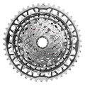 Merlin Cycles Sram Force XG-1371 XPLR E1 Cassette - 13 Speed - Silver / 10-46 / 13 Speed | FREE delivery over £60 & Easy Returns
