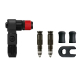 Merlin Cycles Lezyne ABS Pro Schwalbe Clik Chuck with Valve Cores - Black | FREE delivery over £60 & Easy Returns