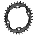 Merlin Cycles AbsoluteBLACK Oval XT M8000 Chainring - Black / 30 / 4 Arm, 96mm / 12 Speed | FREE delivery over £60 & Easy Returns