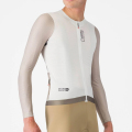 Merlin Cycles Castelli Corretto Long Sleeve Jersey - SS26 - Ivory / Clay / Black / Small | FREE delivery over £60 & Easy Returns