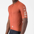 Merlin Cycles Castelli Entrata Apex Short Sleeve Jersey - SS26 - Paprika / Silver Moon / Small | FREE delivery over £60 & Easy Returns