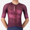 Merlin Cycles Castelli Climber's A/C Short Sleeve Jersey - SS26 - Deep Bordeaux / White / Small | FREE delivery over £60 & Easy Returns