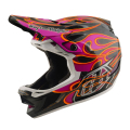 Merlin Cycles Troy Lee Designs D4 Torched Carbon Full Face Helmet - Magenta / Carbon / Medium / 57cm / 58cm | FREE delivery over £60 & Easy Returns