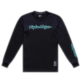 Merlin Cycles Troy Lee Designs Skyline Signature Long Sleeve Ride Jersey - Black / Teal / Small | FREE delivery over £60 & Easy Returns