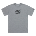 Merlin Cycles Troy Lee Designs Badge T-Shirt - Grey Heather / Small | FREE delivery over £60 & Easy Returns
